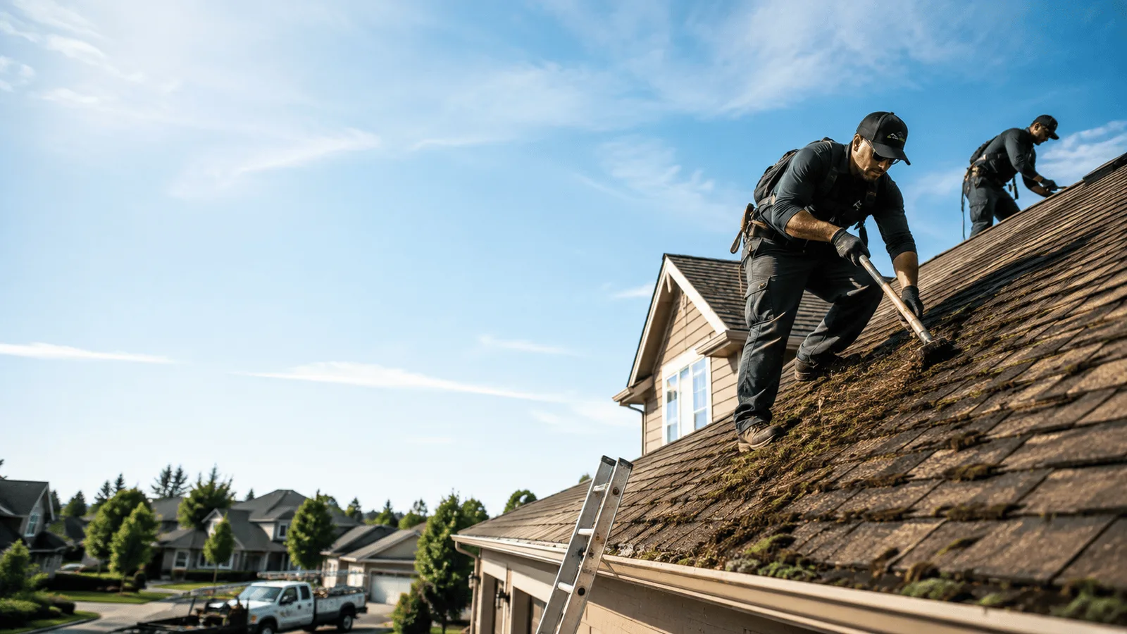 Roof Moss Removal in Tecumseh, OK near me
